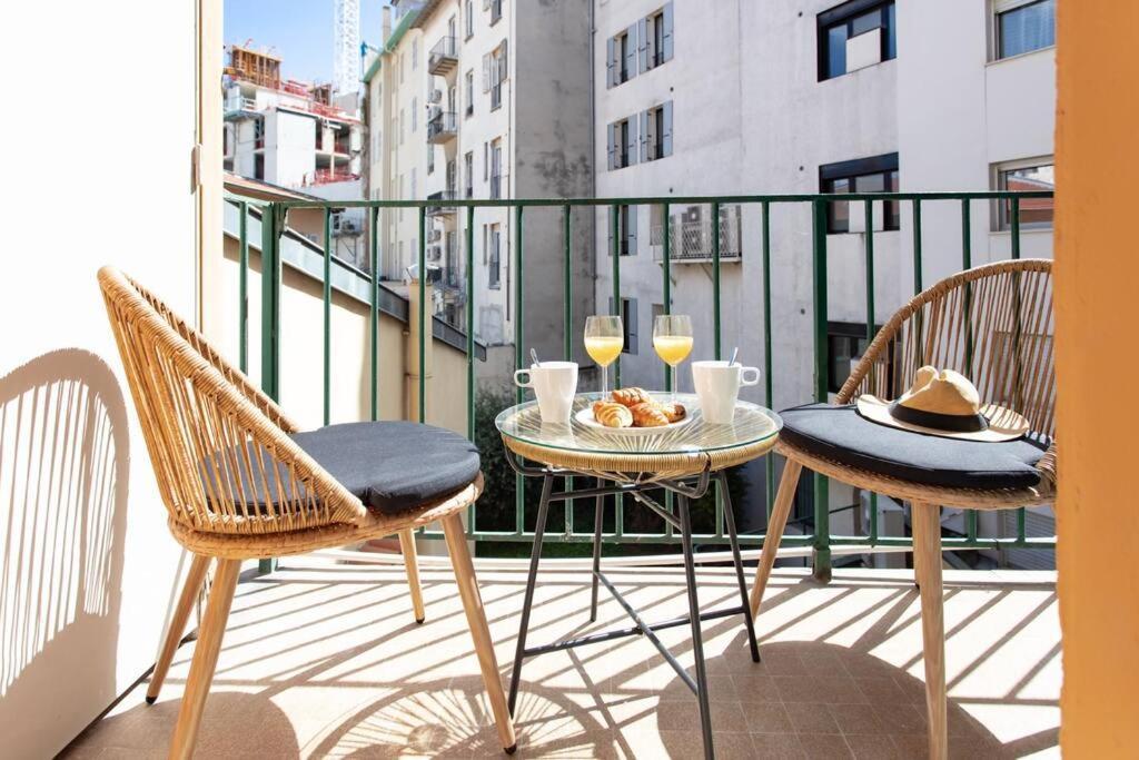 L19 1Bdr Massena Central 2Mins Sea/Promenadeac/Balcony Niza Exterior foto